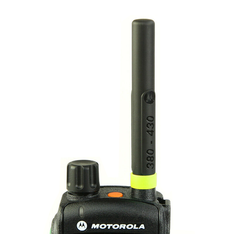 5 Stück Motorola ID Antennen Ringe MTP- MTH-Serie - leuchtgelb